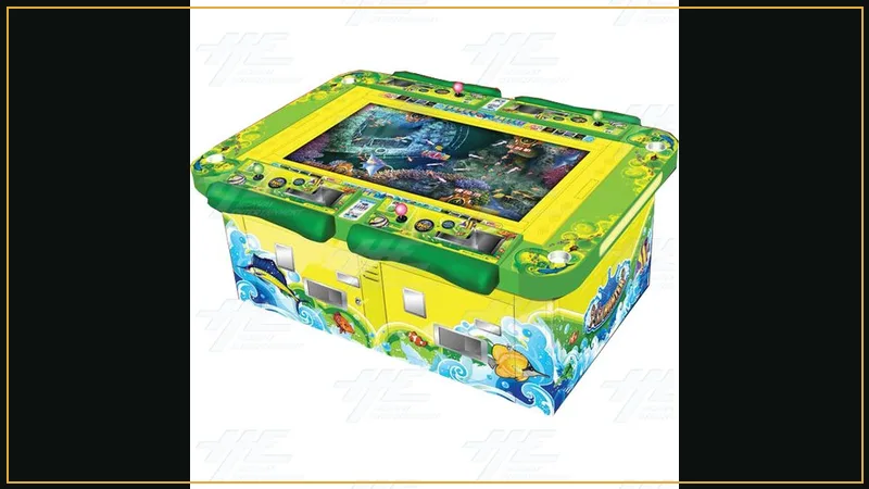 Underwater arcade fish shooter with explosive lasers and golden sea creatures