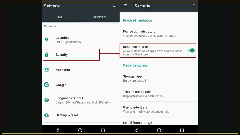 Slot games APK installer package details and Android security verification
