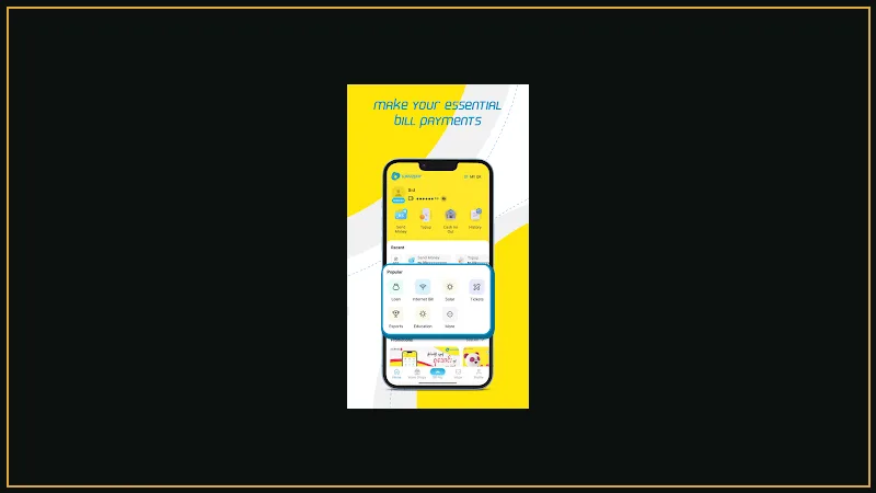 WavePay by Wave Money application running on a smartphone showing account balance